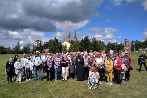Kobiety z Archidiecezji Białostockiej pielgrzymowały do Sanktuarium w Rajgrodzie